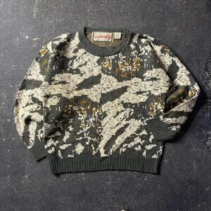 Vintage 80’s Gabrielle Geometric Sweater